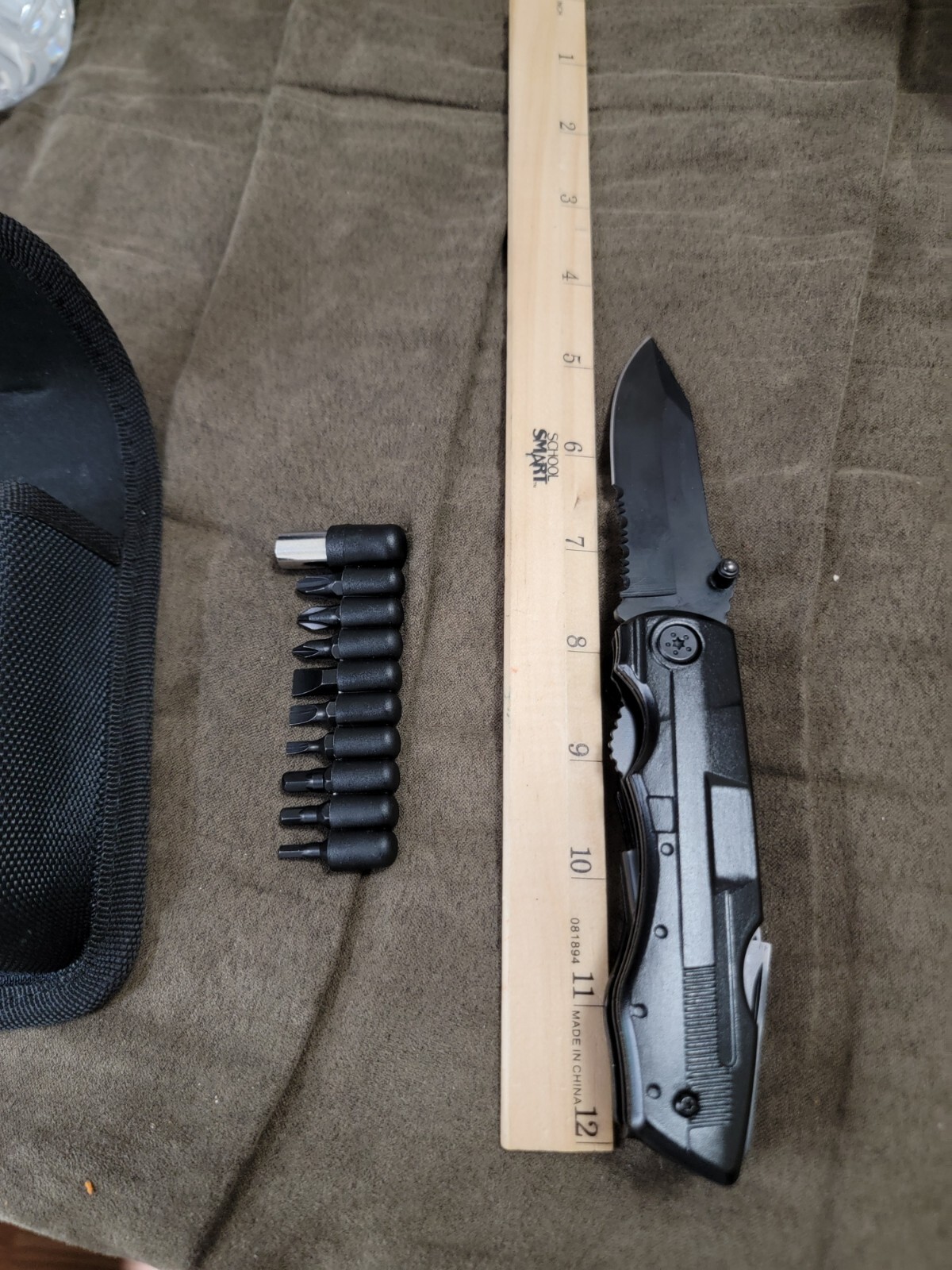 Falcon Professional Multi Tool Knife 14 Different Functions W/Black Sheath