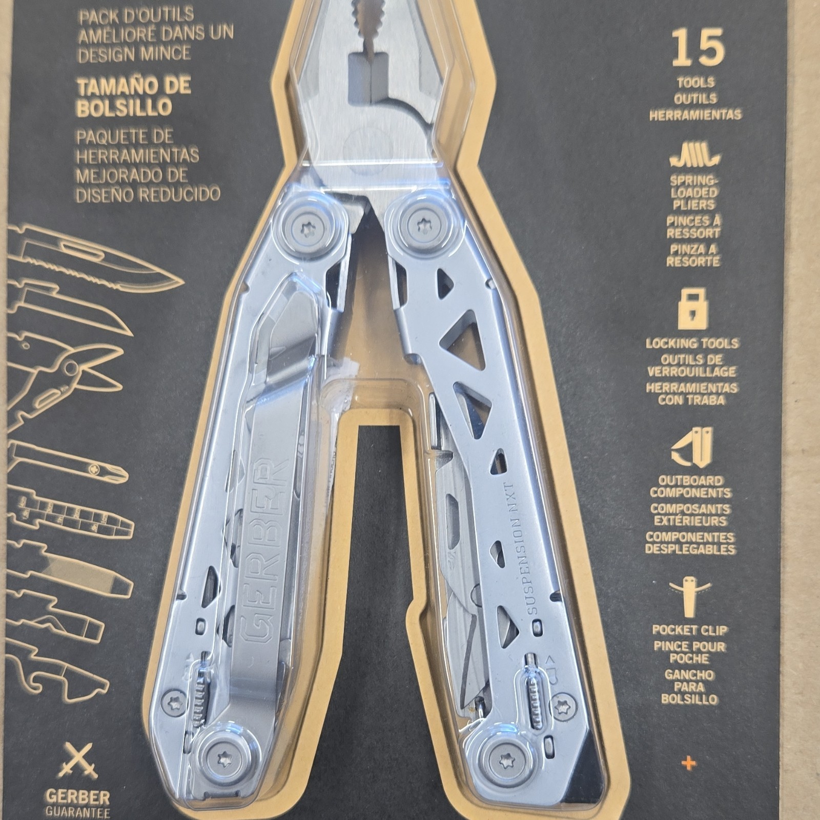 Multi-Tool 15 Tools Gerber Suspension-NXT Stainless Steel Silver