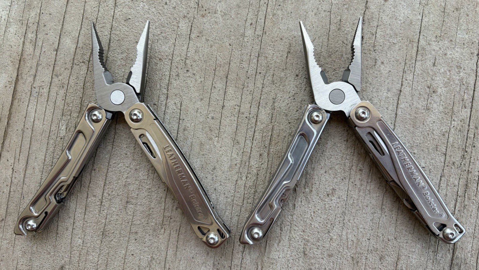LEATHERMAN BOLSTER MULTIPURPOSE TOOL STAINLESS, 13 TOOLS, EXCELLENT!