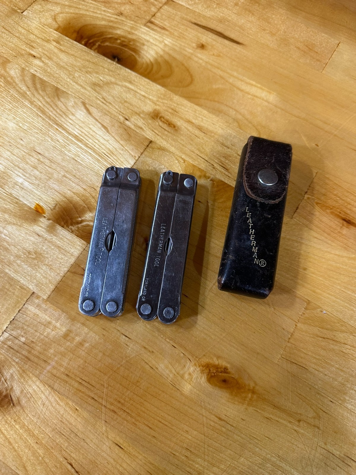 Vintage Leatherman Portland USA Multi Tools, Lot of 2 retired