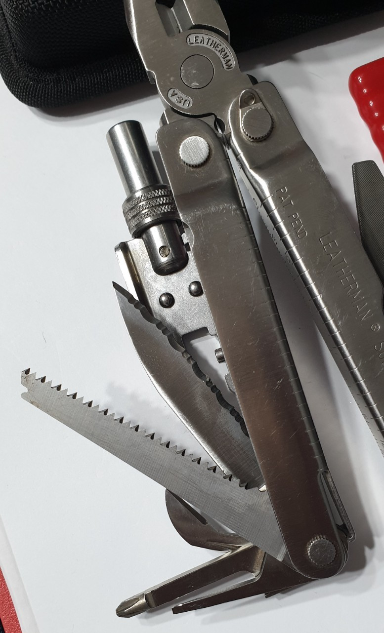 🔥🔥 Leatherman Super Tool Gen 1 OG + Bits + Adapter Hard Nylon Case Rare Set