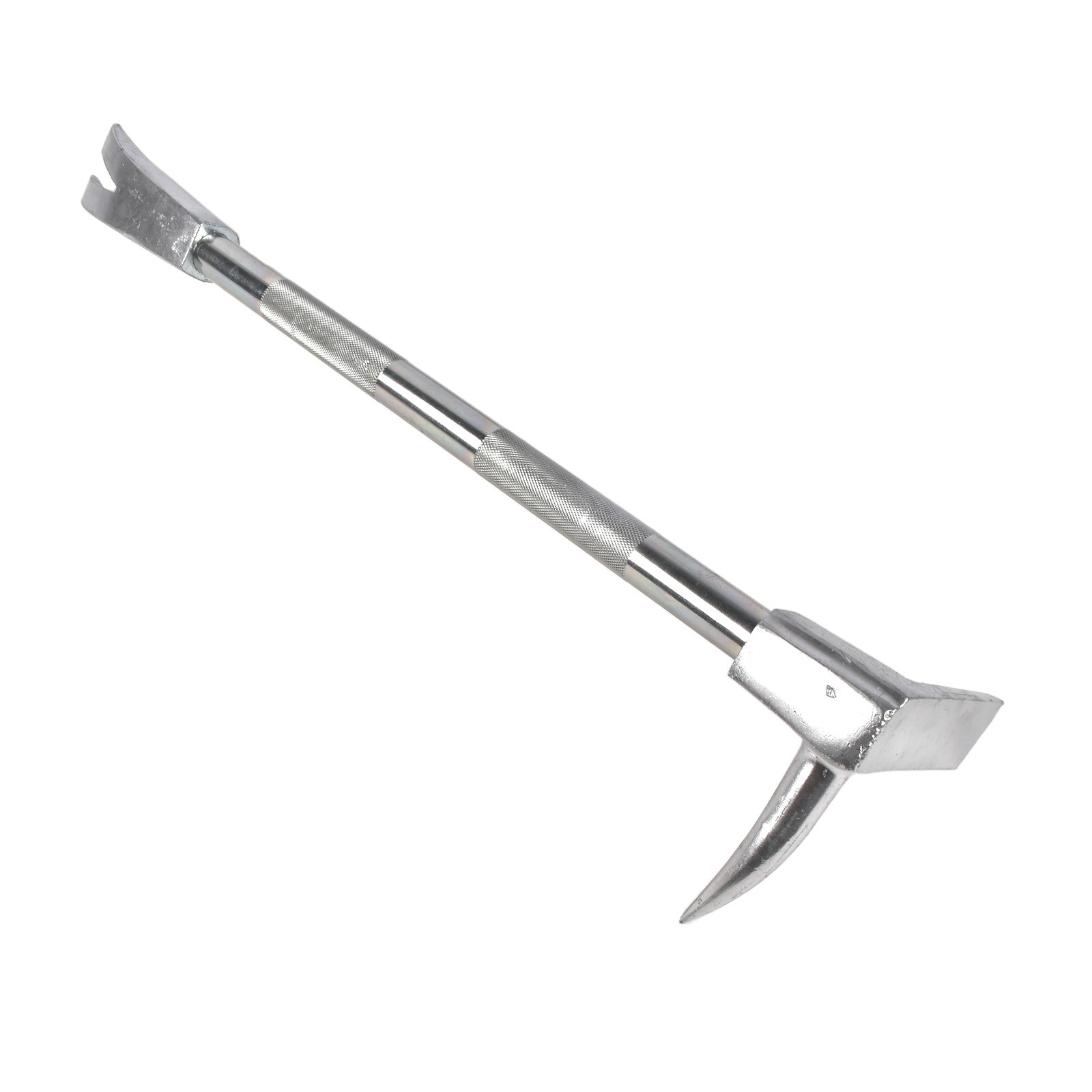 30 Inch Multi-Purpose Halligan Pry Bar, Firefighter Tool w/Anti-Slip Rubber Grip