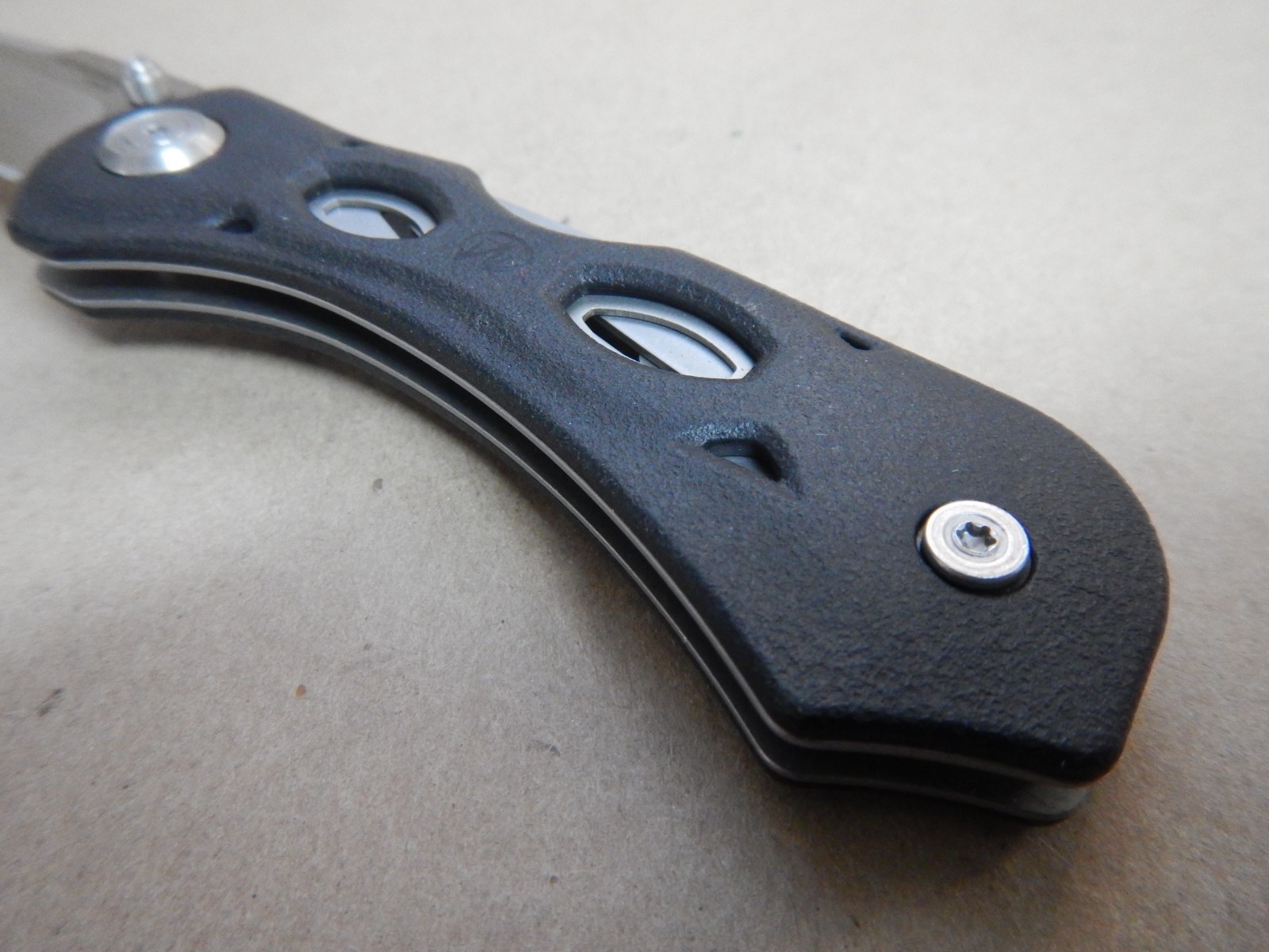 Rare! Leatherman K500X Knife-Multitool 154CM Folder Lockback Knife w/Carabiner