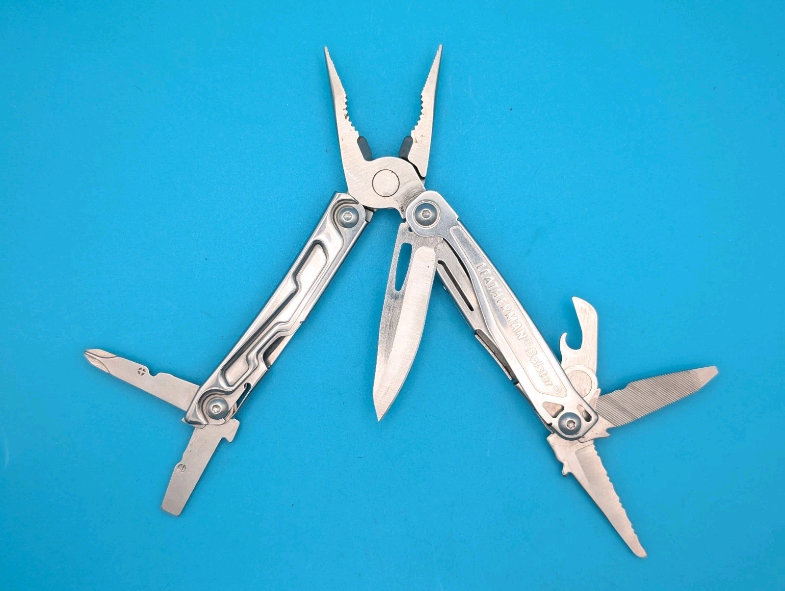Leatherman Bolster 13 Tool Stainless Steel Multi-Tool!