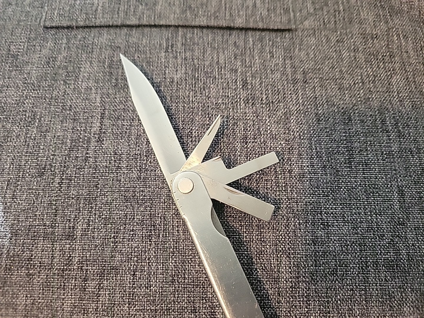 Vintage Original Leatherman Multi-Tool Portland OR TM 1325473 w/ Leather Sheath