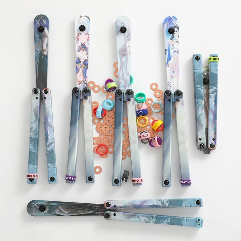 Folding Printed Patterns Plastic Tool, Integral Channel Handle, Ultra-Lightweigh