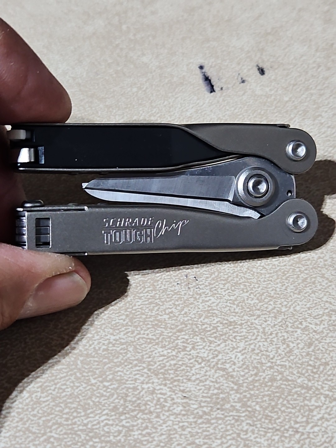 Schrade Tough Chip Compact Multi-Tool Cutters Knife Folding EDC Tool USA