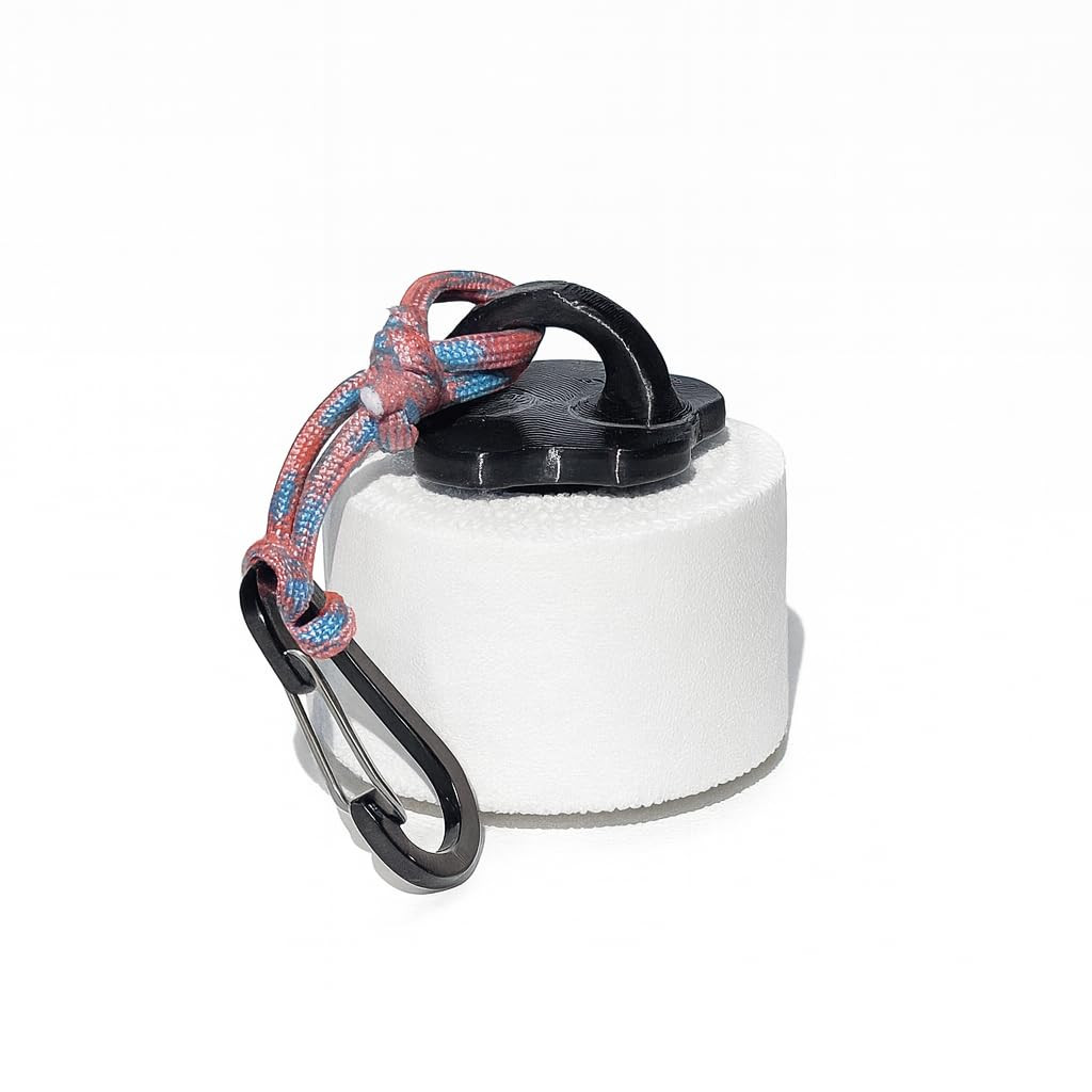 Reusable Athletic Tape Holder with Keychain & Rope Loop | Preloaded with 1.5″ At