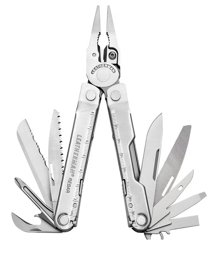 LEATHERMAN Rebar 17-in-1 Multitool W/ Premium Replaceable Wire Cutters & Saw