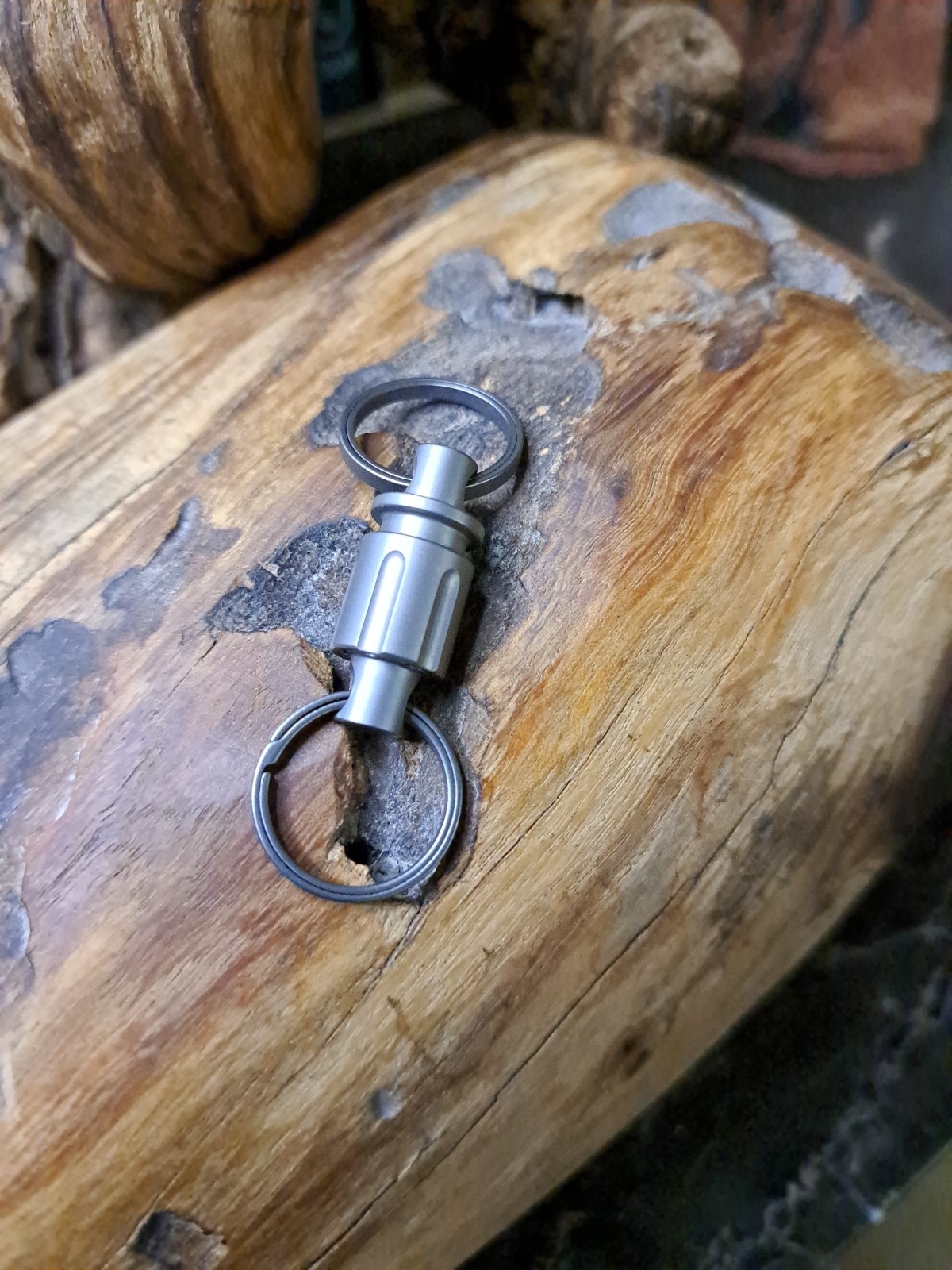 Pro Series Titanium Quick-Release Multi-Tool Swivel Keychain