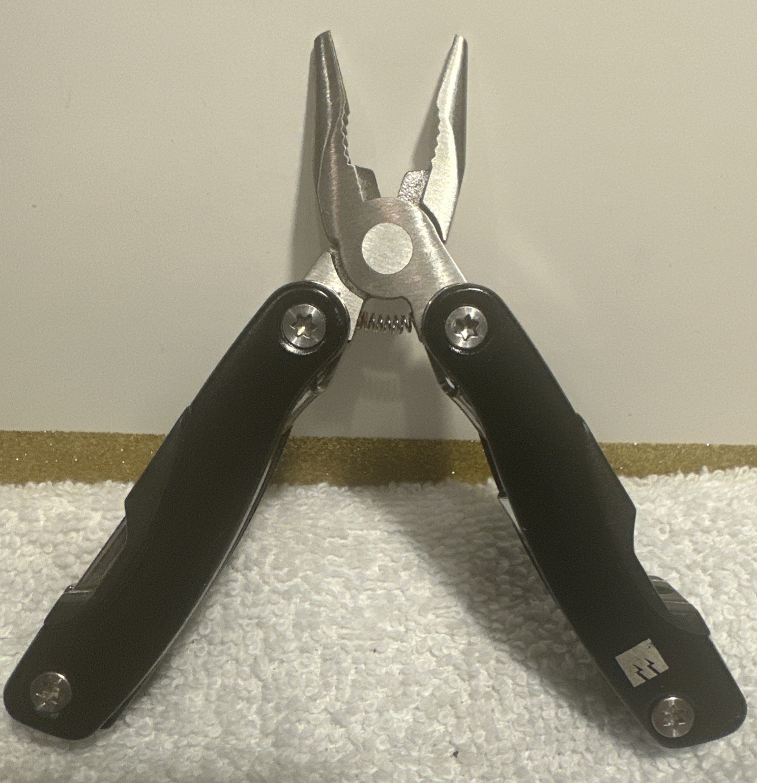 Compact Pliers 7 Multi Tool Flash Light Knife advertising No Nylon pouch!
