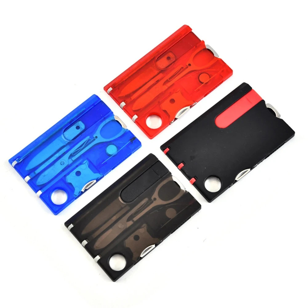12-in-1 EDC Multitool Survival Tool with Knife Scissors Screwdriver Pocket Card