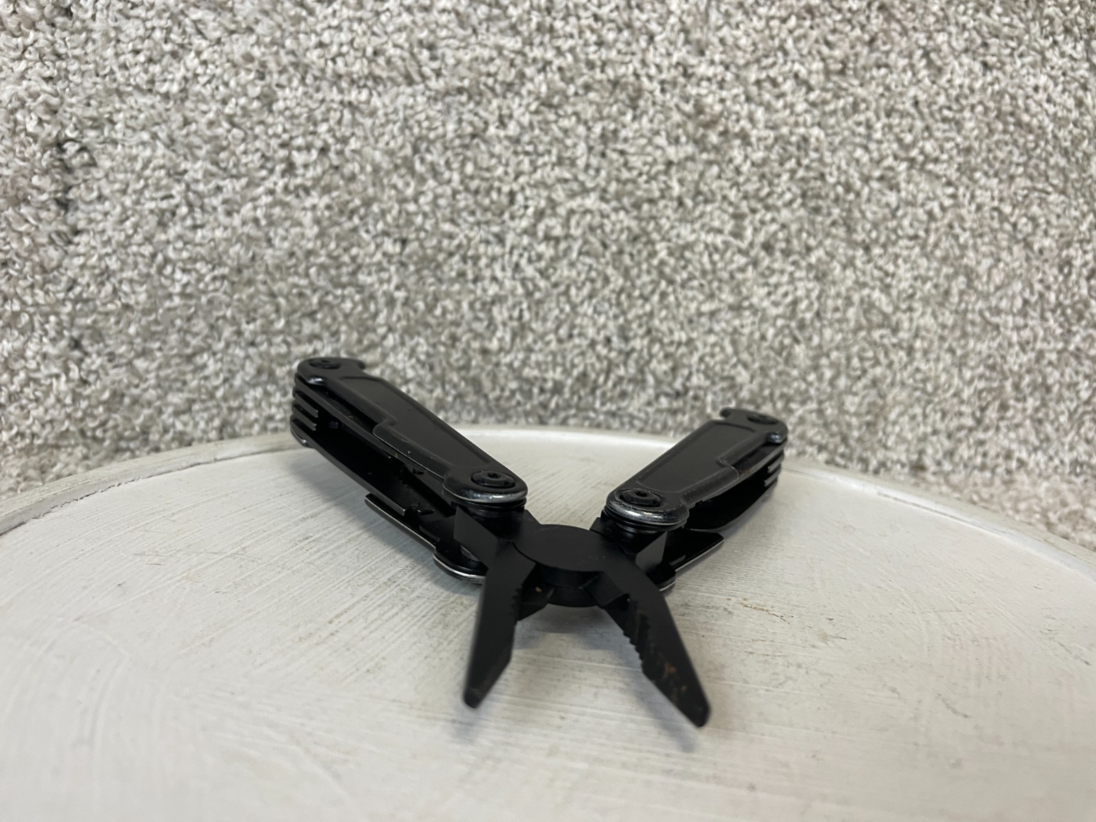 Hyper Tough Multitool Heavy Duty Stainless Steel Non Slip Grip Black