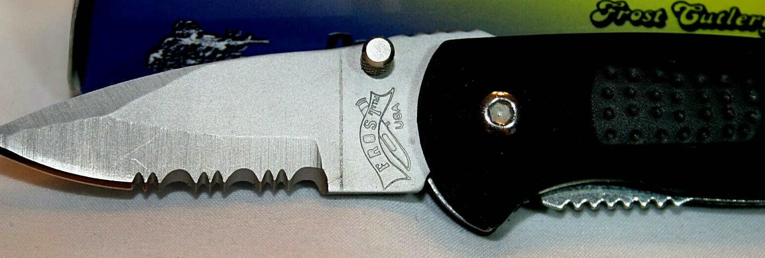 3 Delta Ranger II Frost Cutlery 3″ Closed Folding Pocket Knife