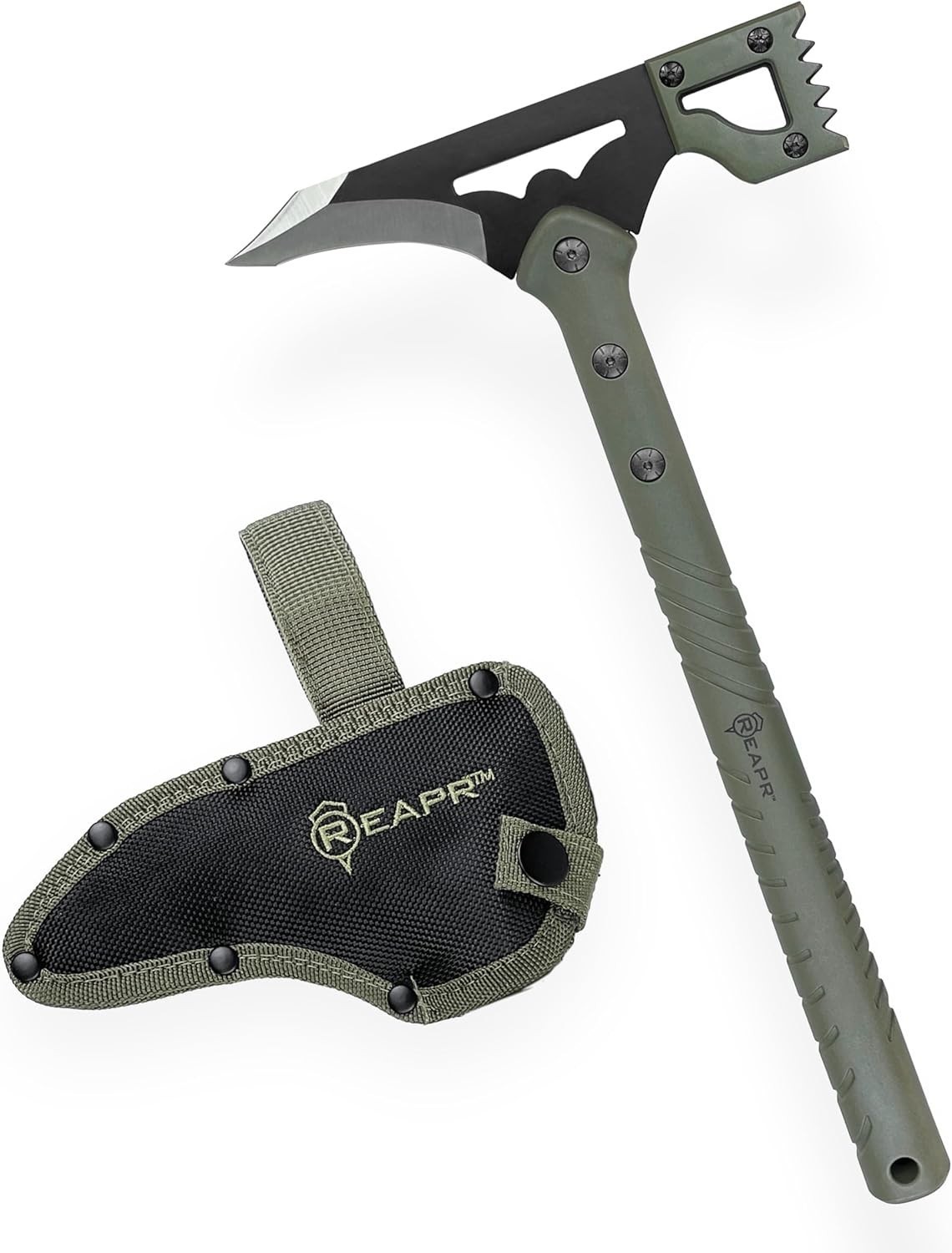 Versa Camp Axe 10.75″ Outdoor Multitool W/ Pry Bar Nail Puller Hammer Wrench Set