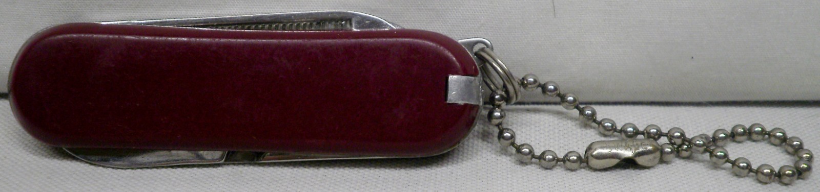 Vintage Utility Pocket Knife File Scissors Tweezers Toothpick Key Ring