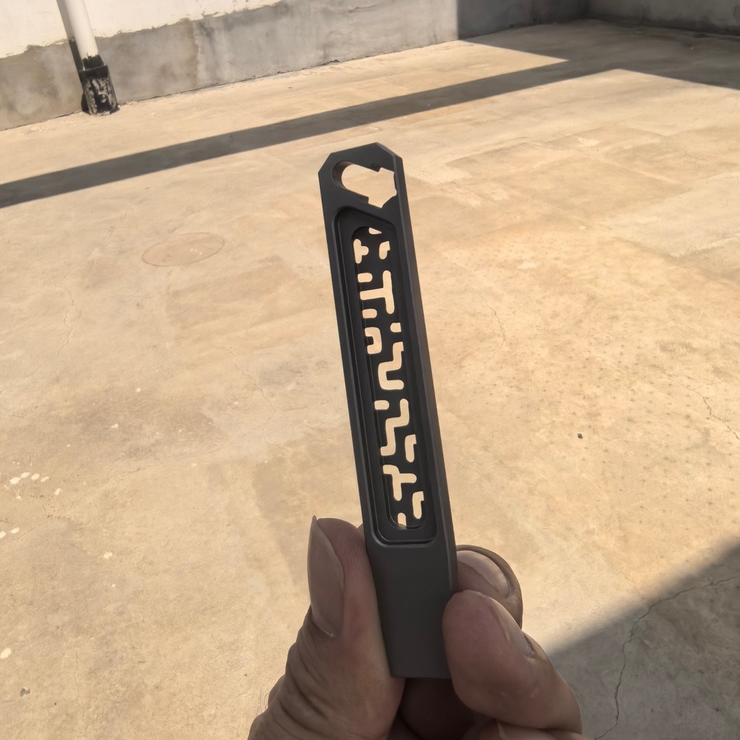 TC4 Titanium Alloy EDC Tool Pry bar – Hex screw wrench – Hollowed-out