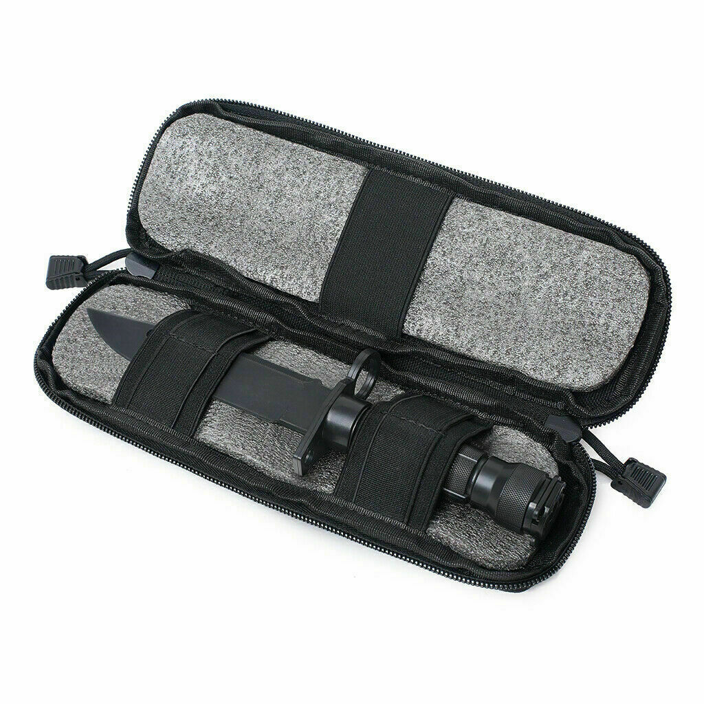 Military Molle Pouch Tactical Knife Pouches Waist Bag EDC Tool Flashlight Holder