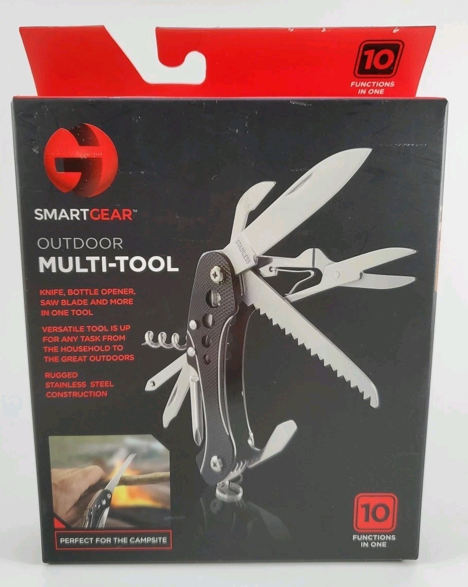 New SmartGear Outdoor Pocket Knife Multi-Tool 10 Functions In One
