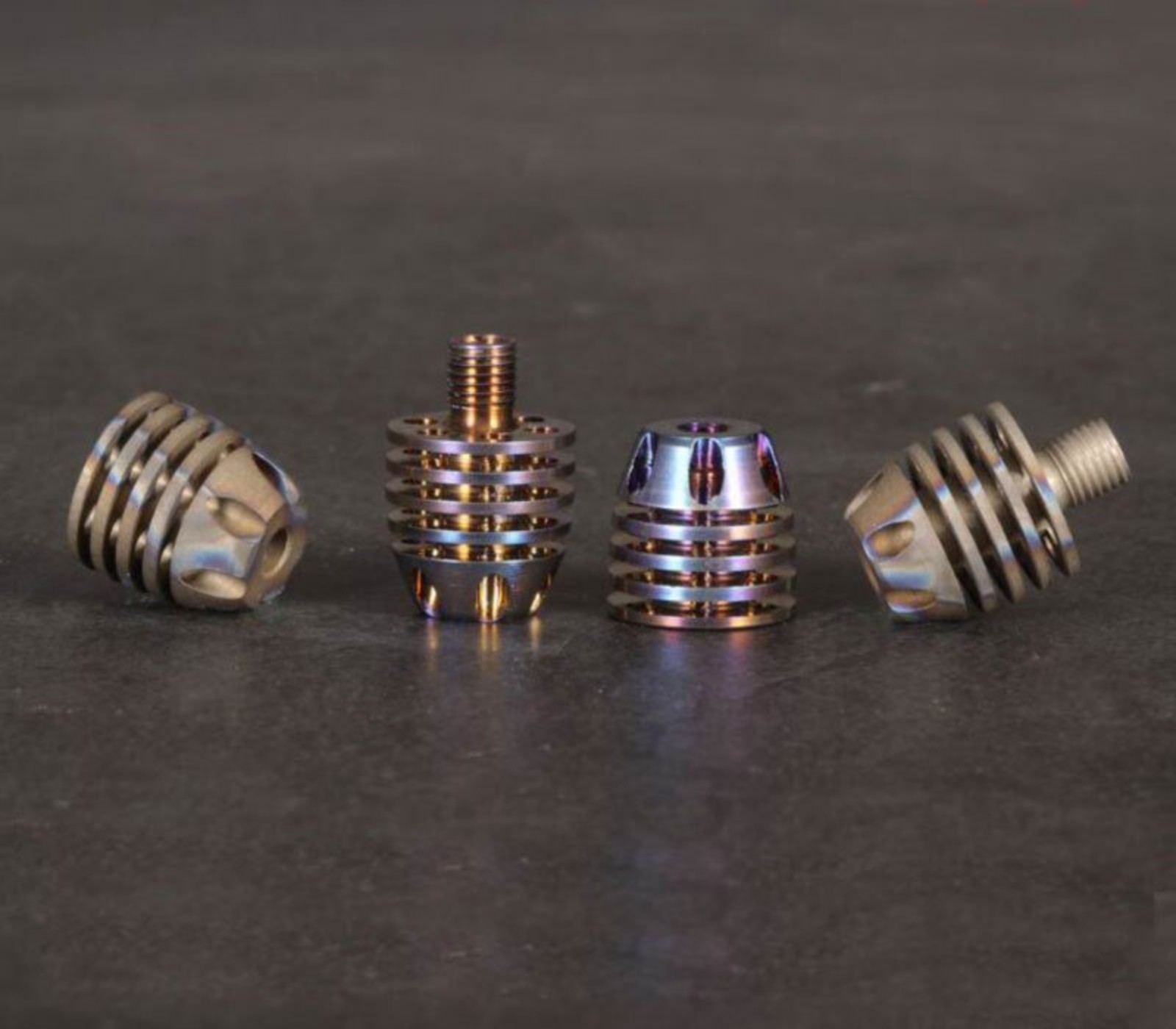 Hot Titanium Alloy Paracord Bead Bracelet Connection Buckle Keyring DIY EDC Bead