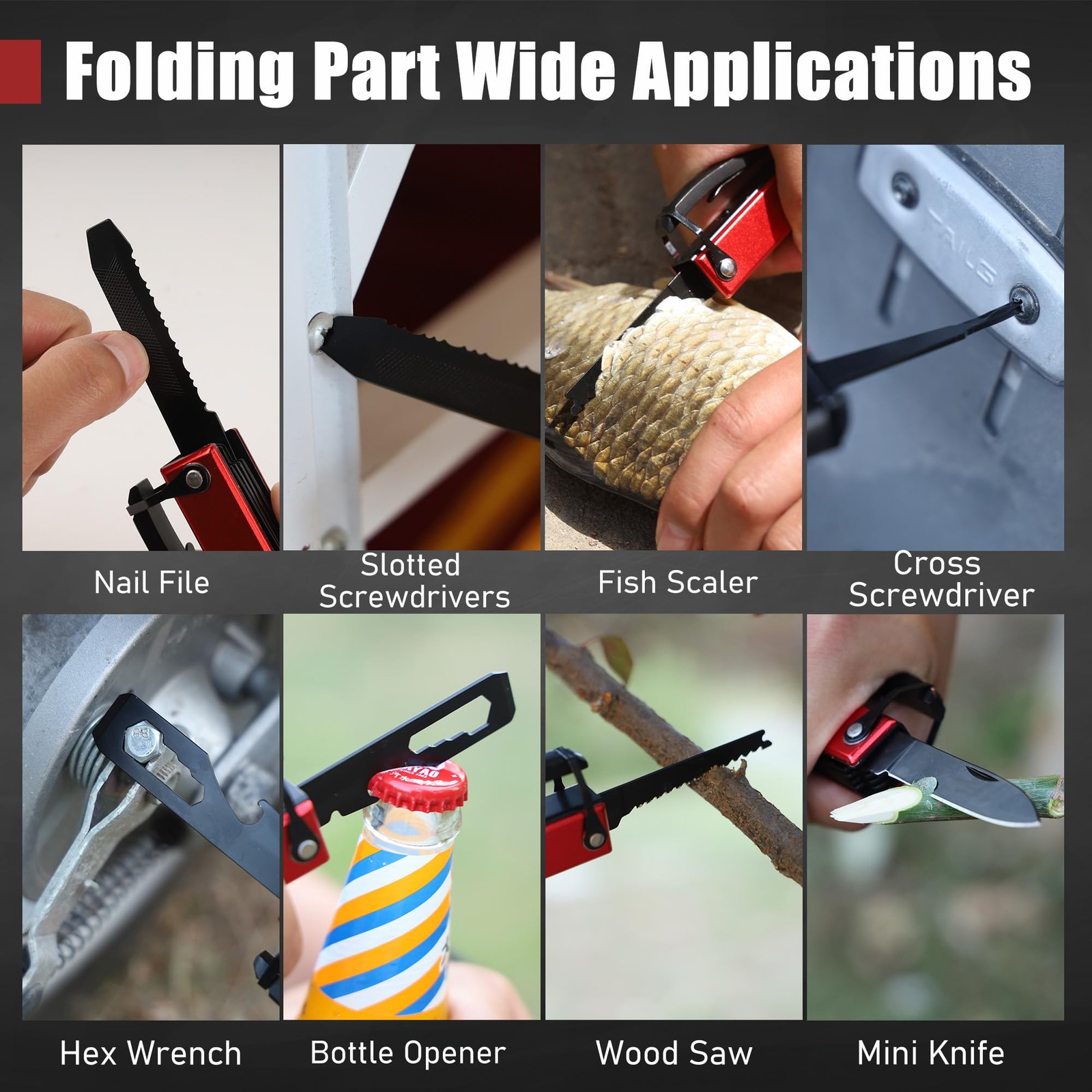 14-In-1 Multitool Camping Hammer – Survival Gear with Axe, , Screwdriver, Ple…