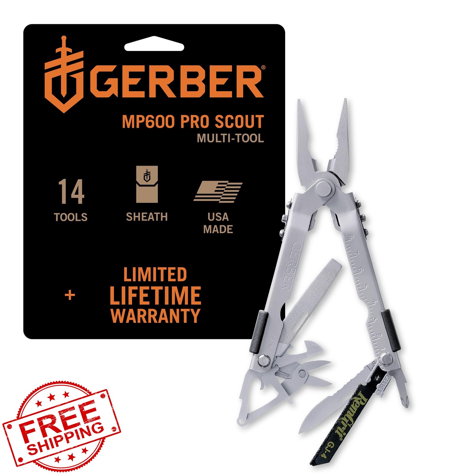 Gerber Pro Scout Multitool Stainless Steel