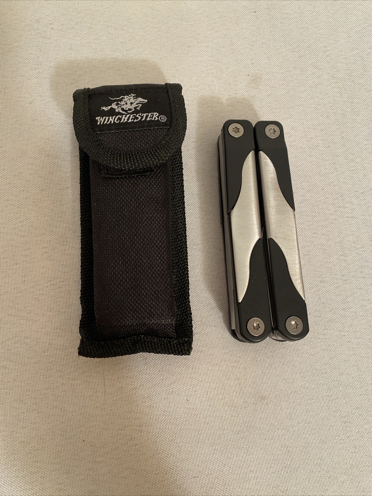 Winchester Multi Tool Stainless Steel 2CR W/ Knife Pliers Opener- Foldable- Case