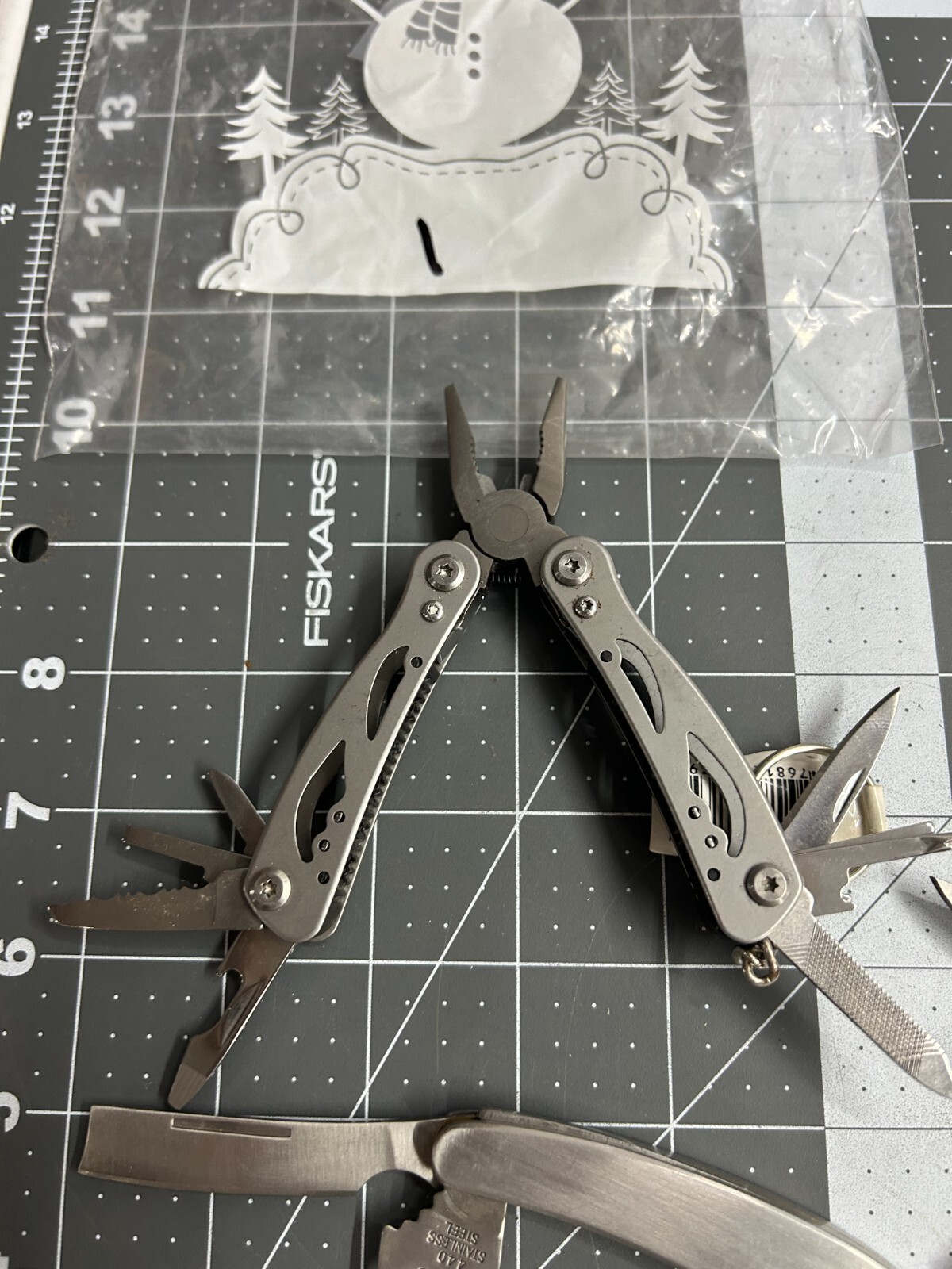New 4-pack lot Stainless Steel Multi Tool Knife Outdoor Folding Pocket Pliers