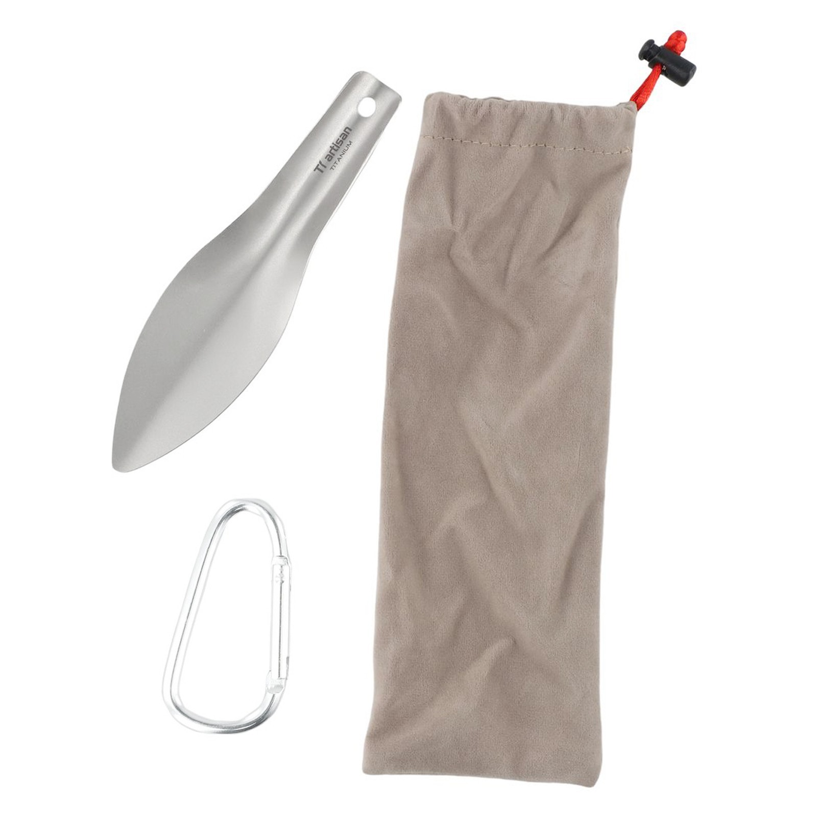 Curved Design Garden Trowel for Easy Digging Camping Hiking 155x40mm 0.8mm
