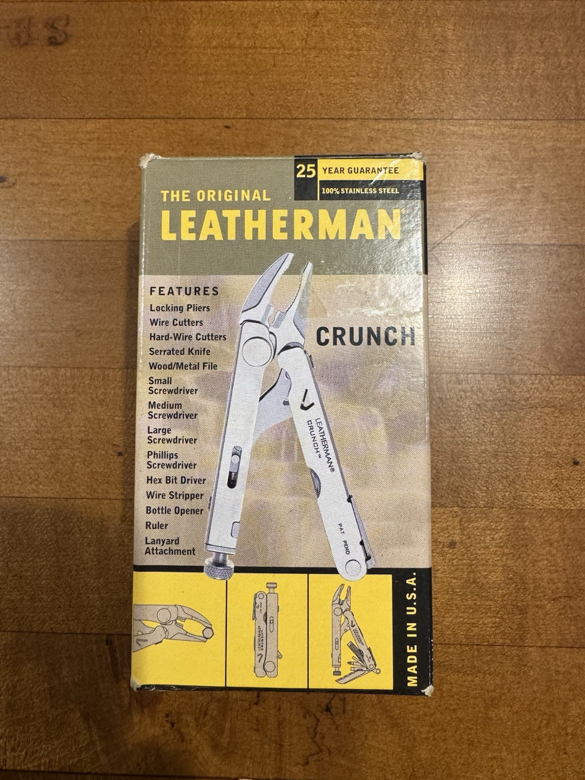 *NEW* Leatherman Crunch Multi-Tool Stainless Steel FIRST PRODUCTION