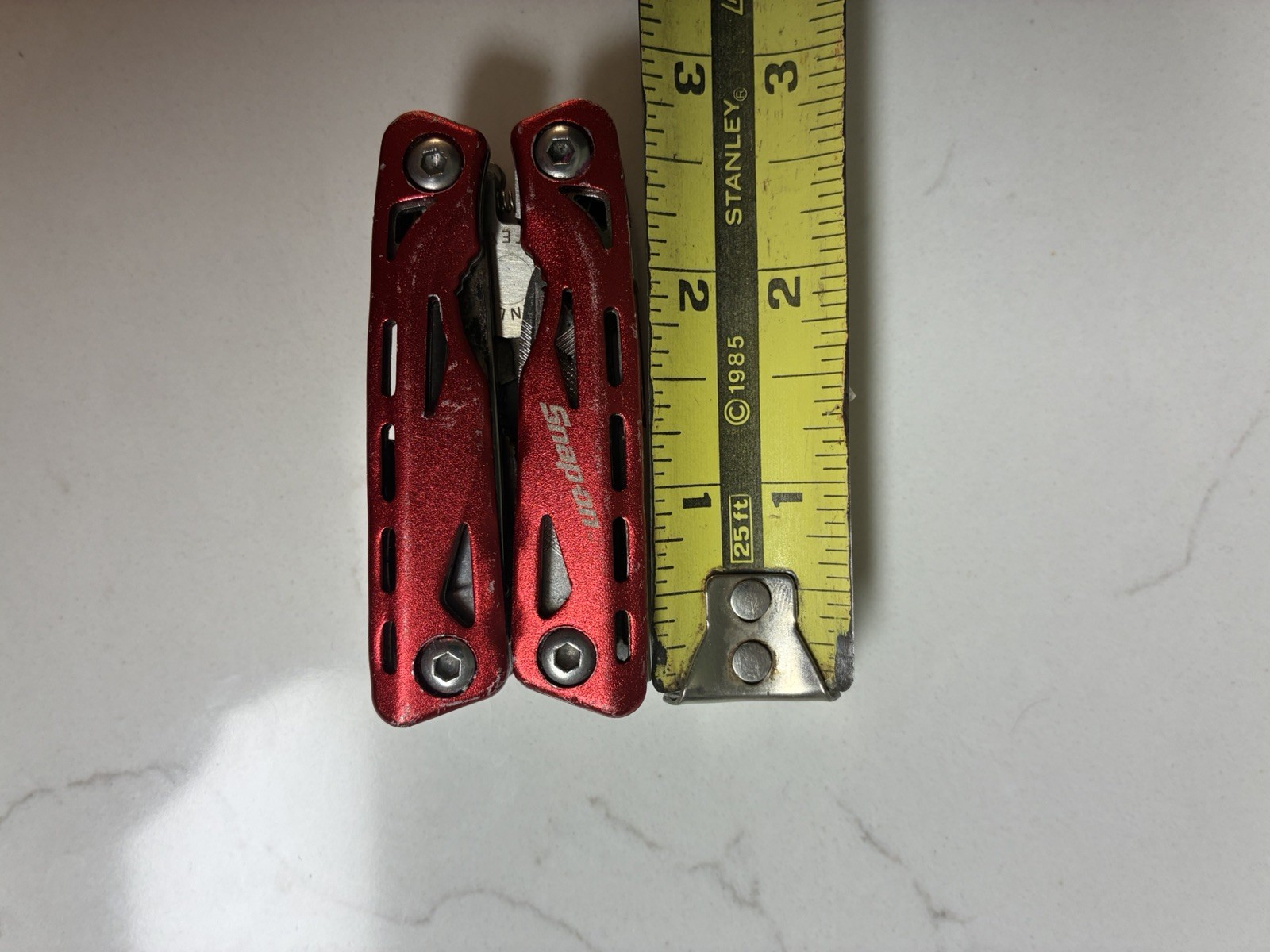 🔥Snap-On Tools Red Multi-Tool Folding Pocket Knife w/ Pliers – Compact Tool🔥