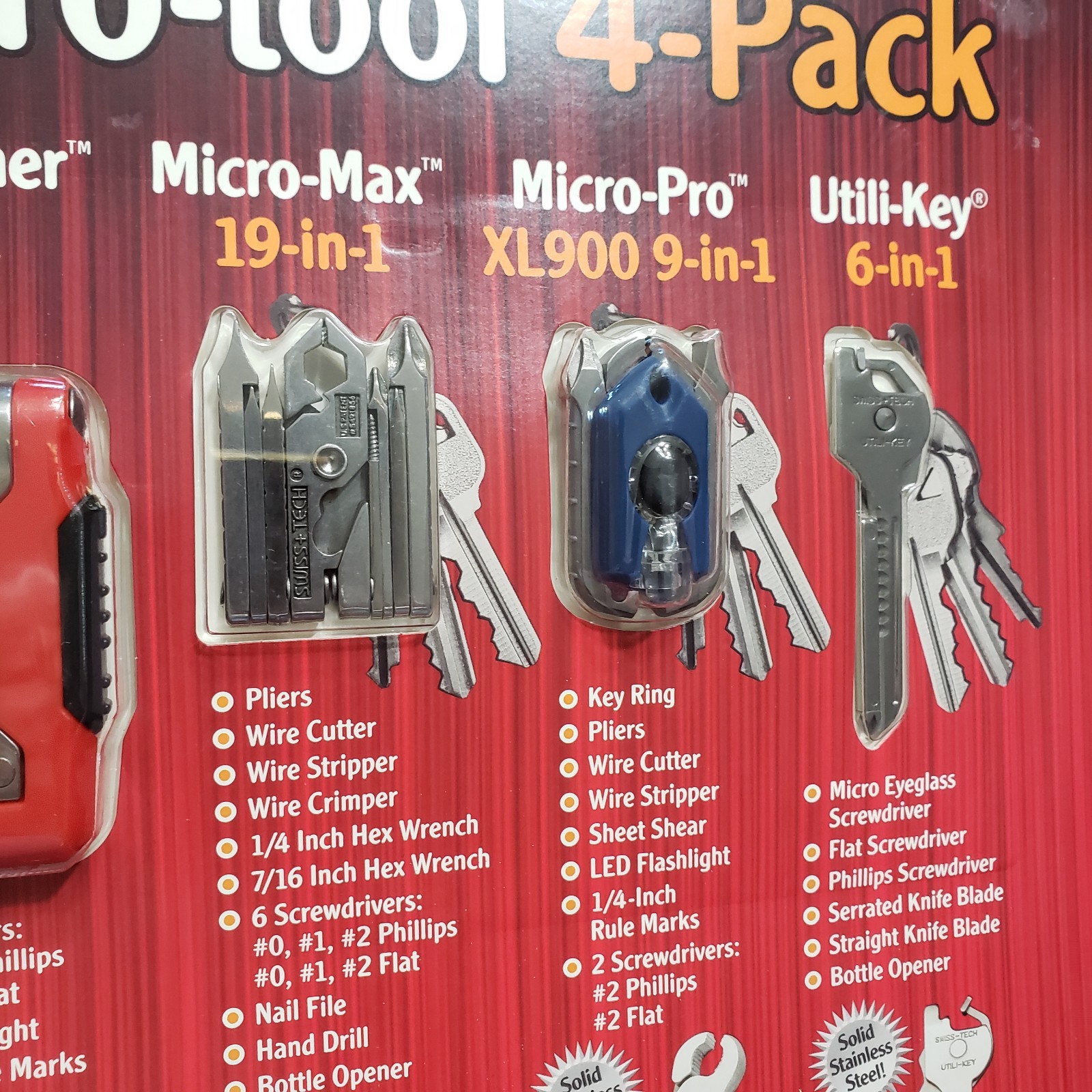 Swiss+Tech Swiss Tech Micro tool 4 pack NIP Gift