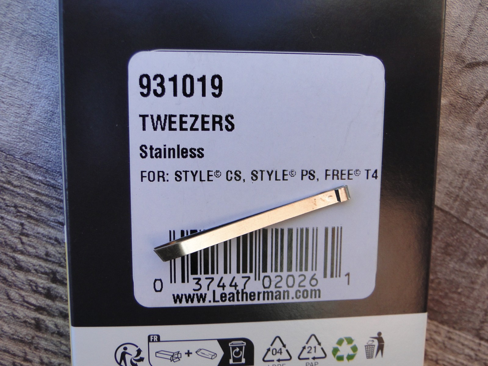 Leatherman® Tweezers Replacement for Style® CS & Style® PS & Free® T4 #931019
