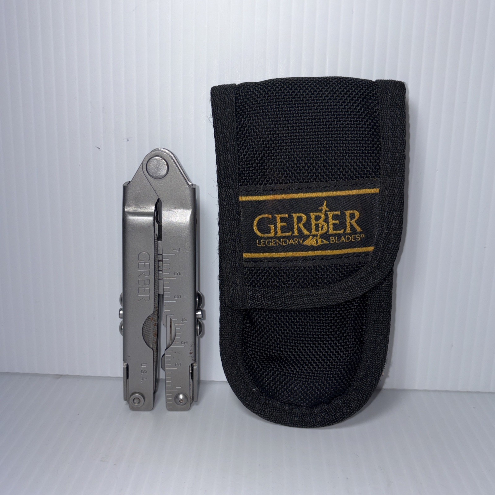 Vintage Original Early Gerber 55800 Multi-Plier Multi-Tool w/ Sheath USA