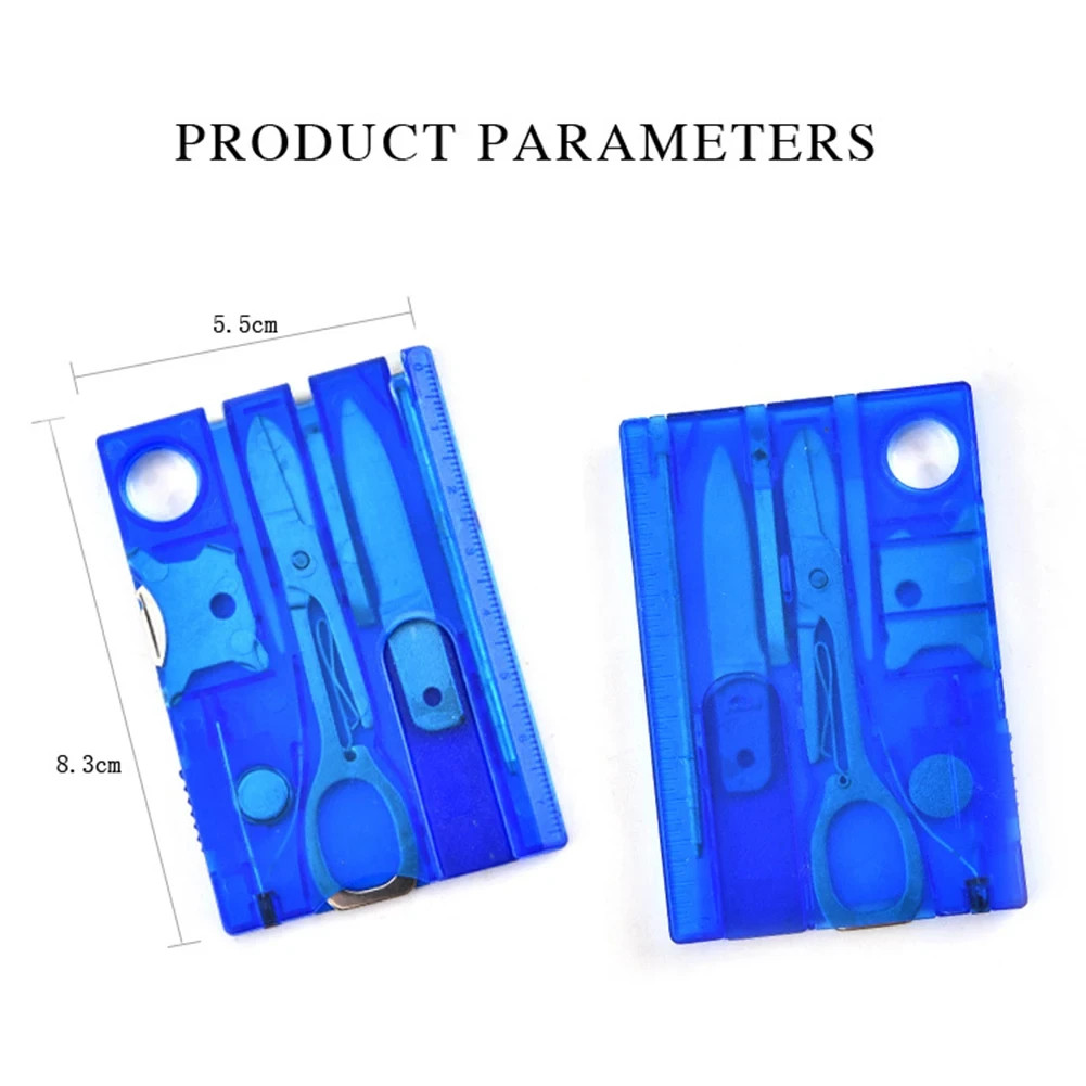 12-in-1 EDC Multitool Survival Tool with Knife Scissors Screwdriver Pocket Card
