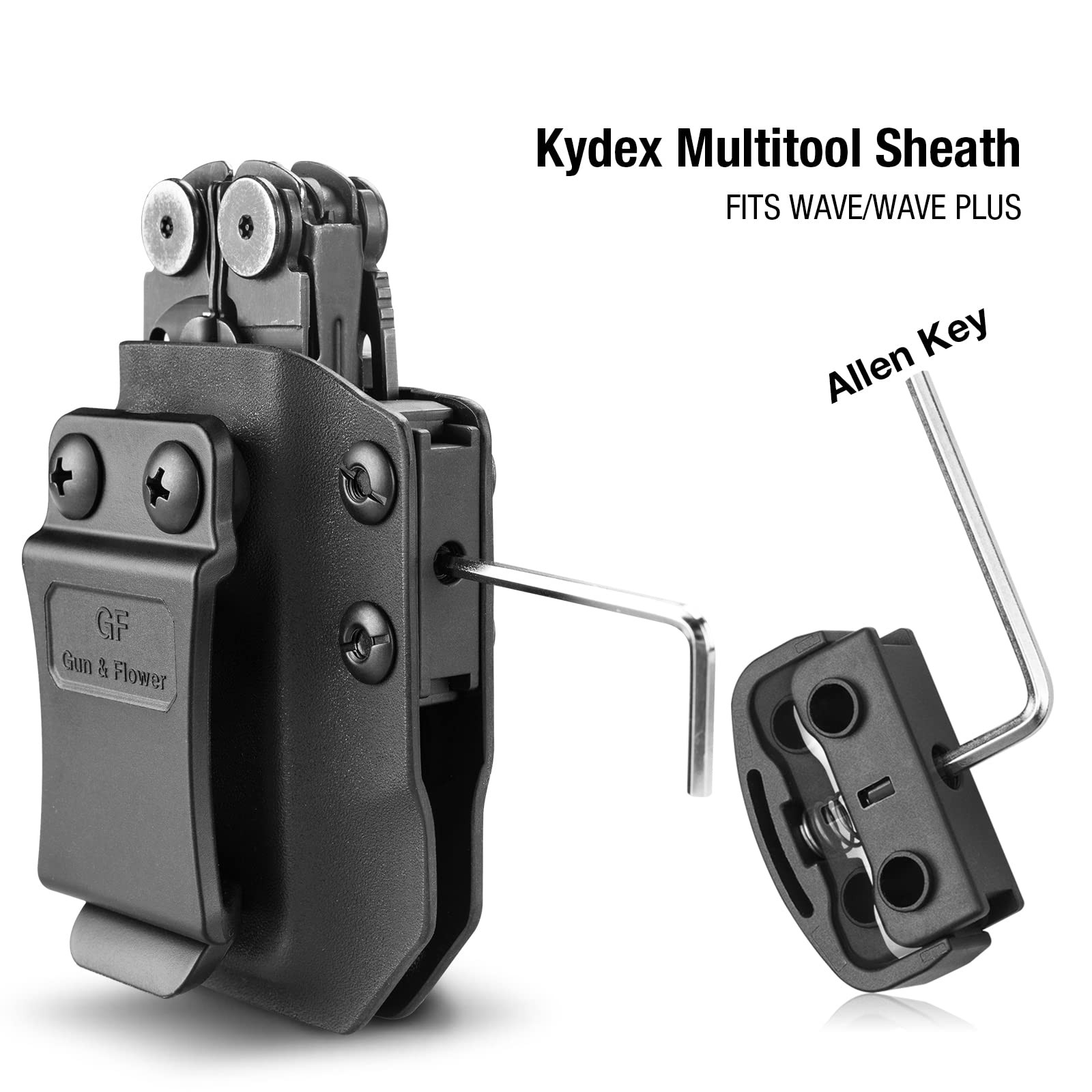 Kydex Multitool Sheath for Leatherman Wave & Plus, Fits Wave Plus, MultiTool …