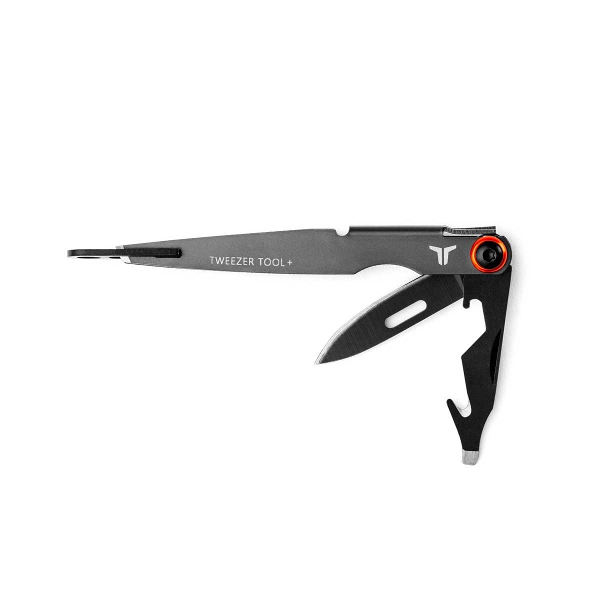 NEW True Tweezer Tool+ 7-in-1 Multi-Tool Full Size Pocket Knife Bottle Opener