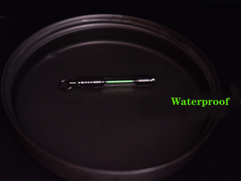 1 Pcs 3*22.5mm Titanium Luminous Tube Pendants Paracord Beads Key Ring Pendants