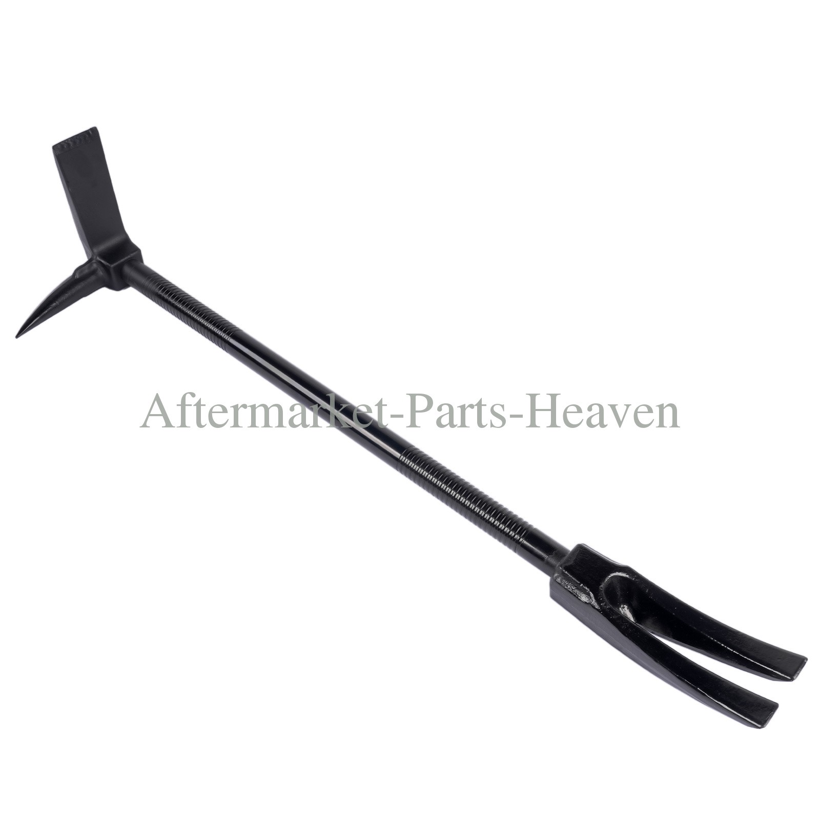 30″ One-Piece Halligan Bar, Firefighter Forced Entry Pry Tool w/ Anti-Slip Grip