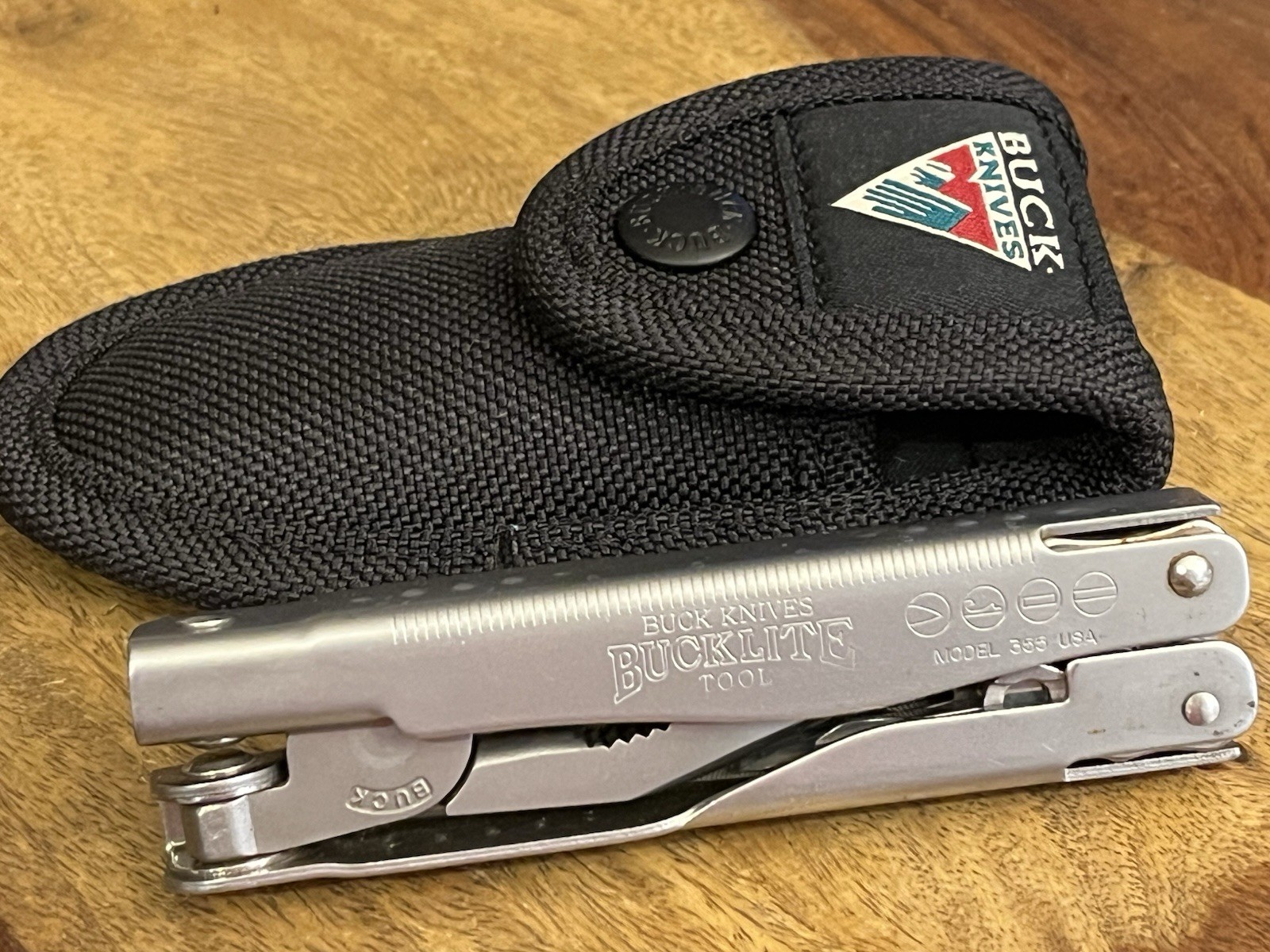 BUCK USA Bucklite Tool 355 Multi Tool New Buck Sheath Super Nice! ~TASKCo￼