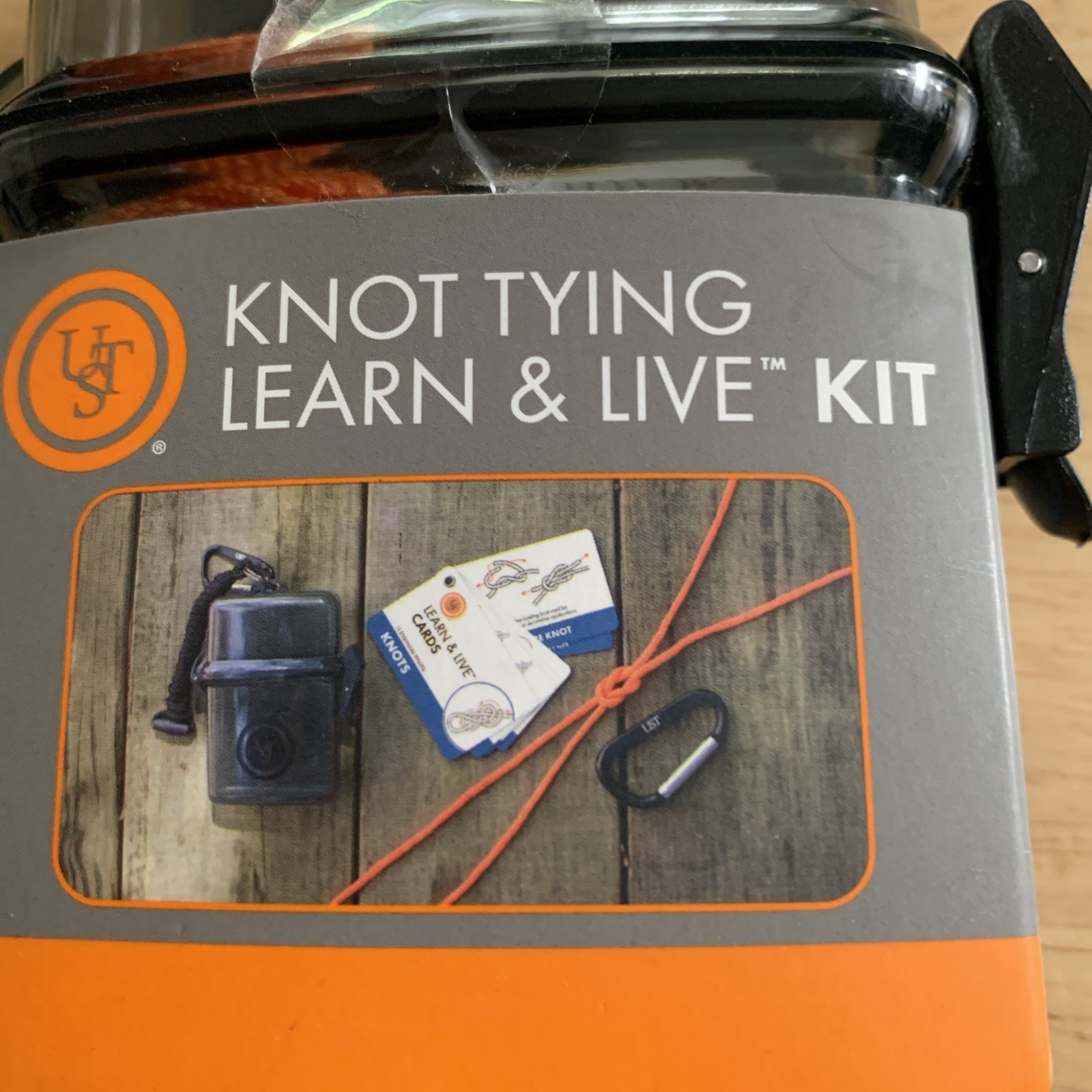 UST Learn & Live Outdoor Educational Kits w/ Waterproof Cards & Tools Knots! NEW
