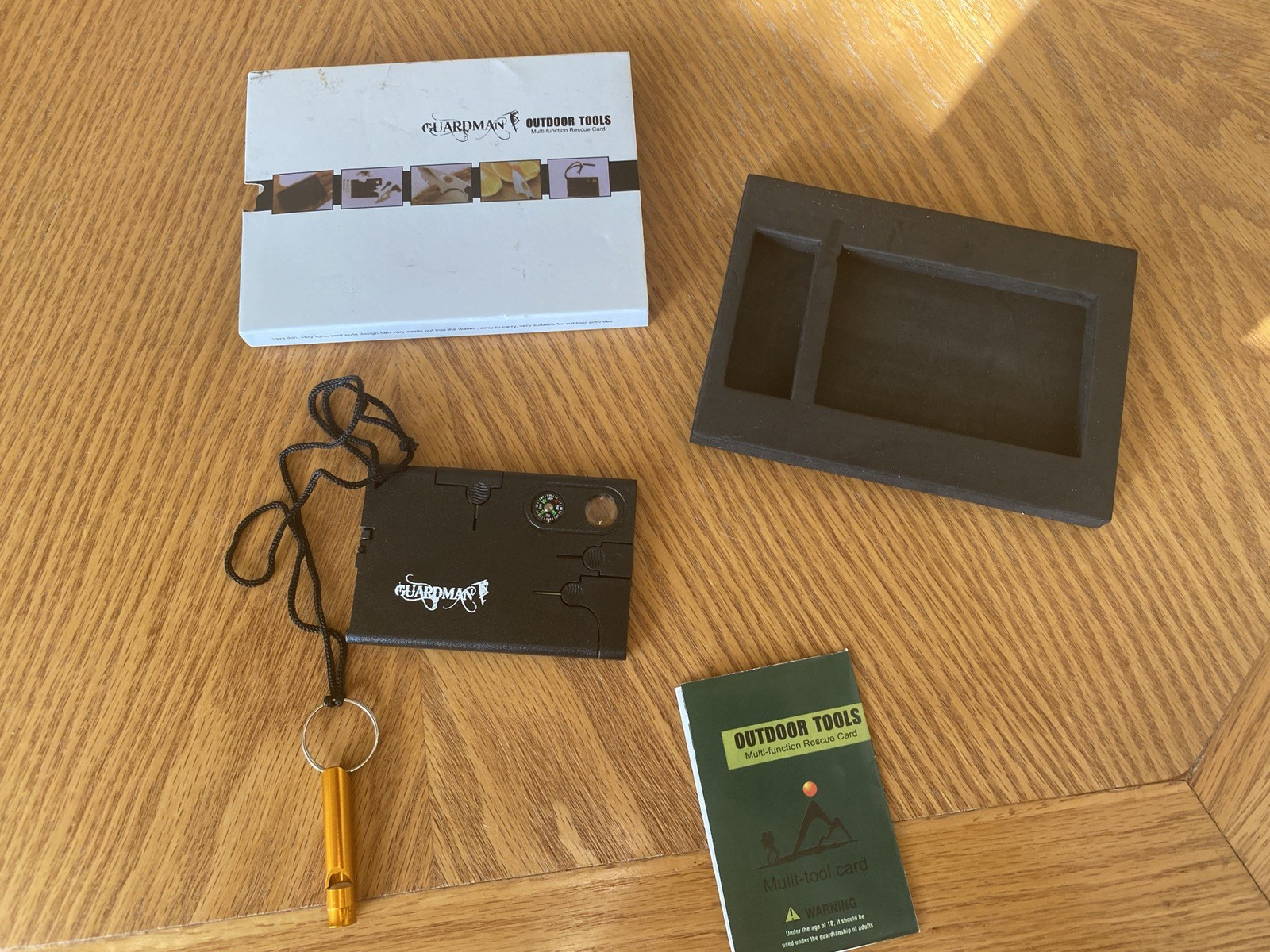 Guardman Outdoor Tools Multi-Function Rescue Card