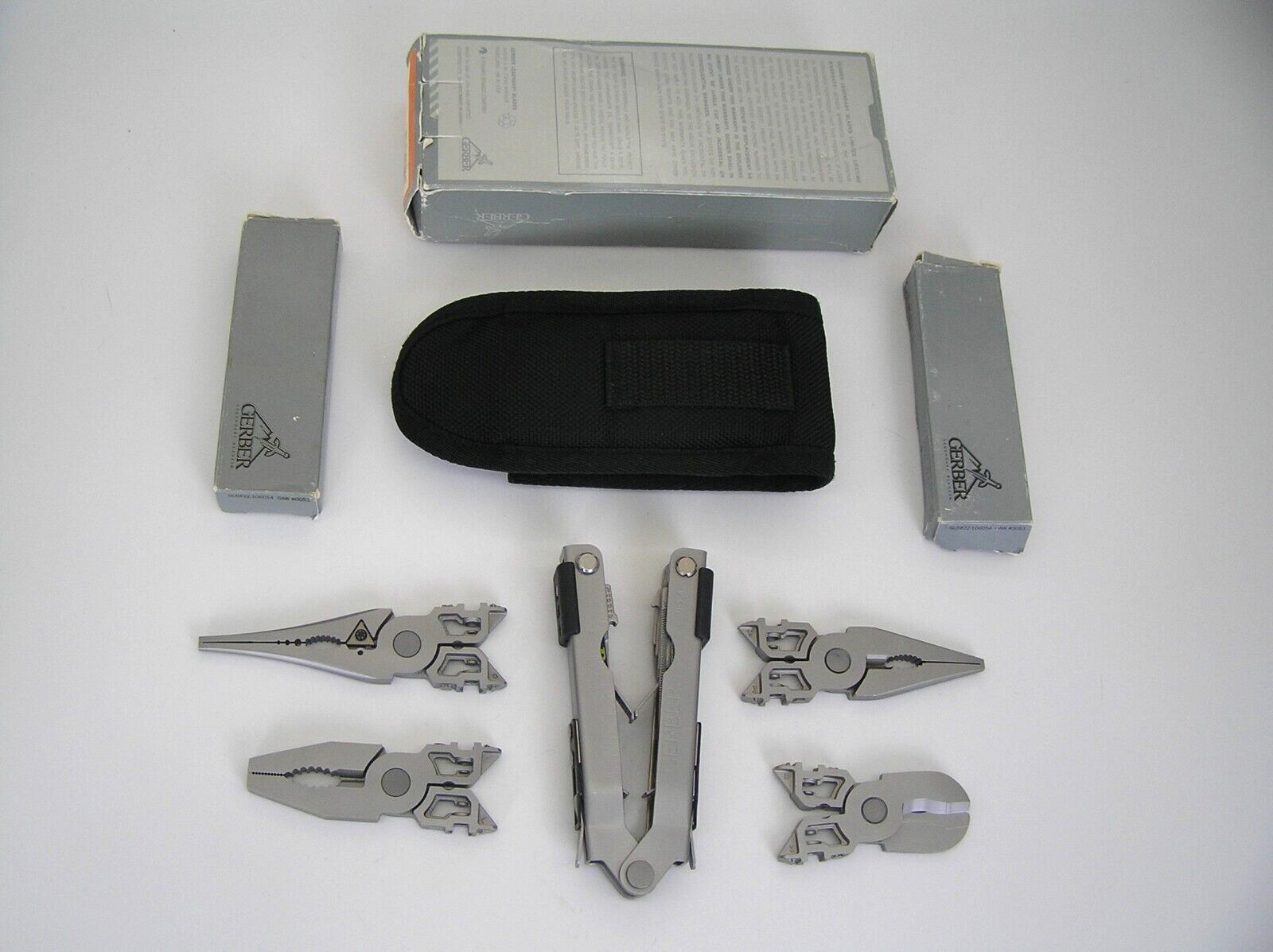 Gerber Evolution MP650 MILITARY VERSION Multi Plier Tool w FOUR Heads