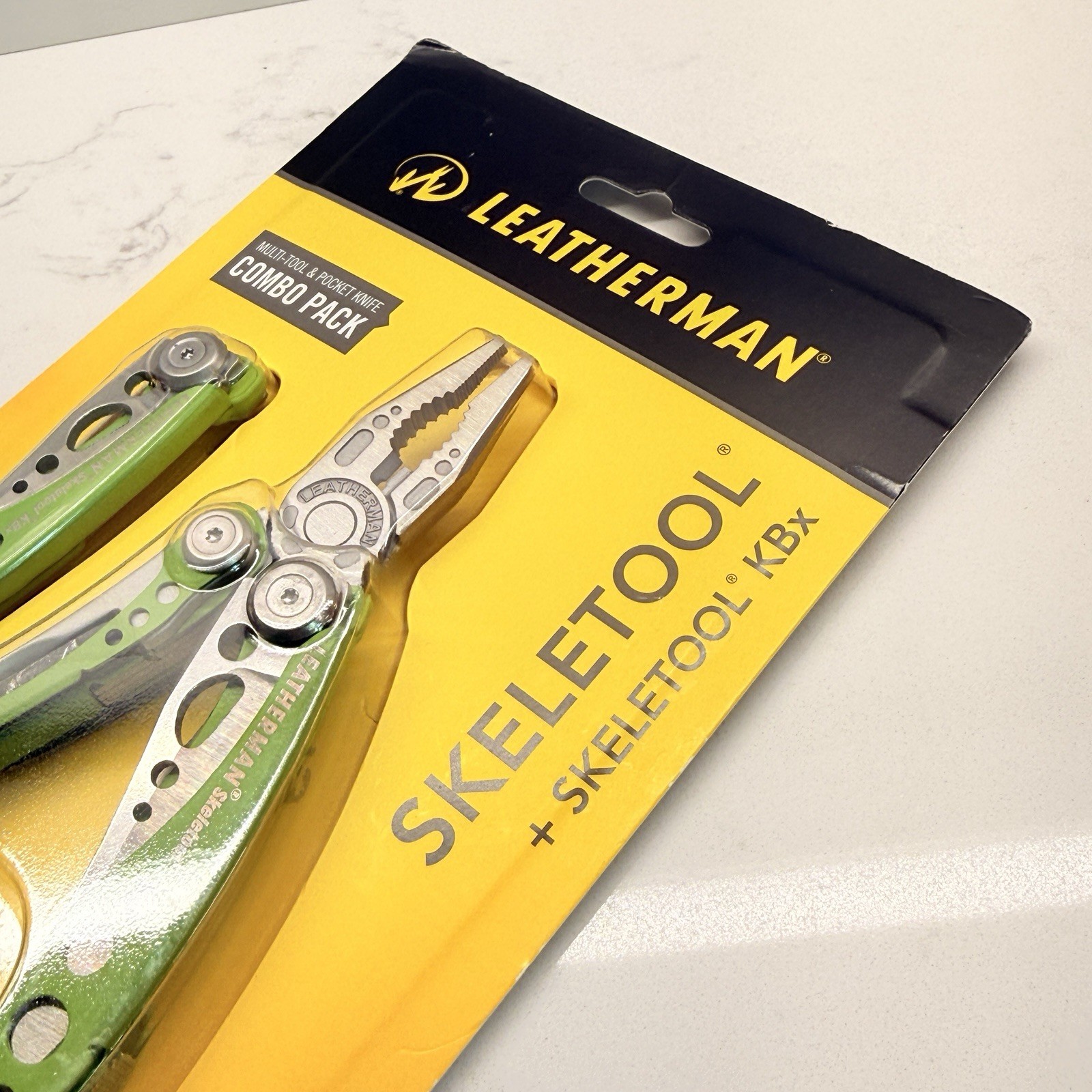 Leatherman Skeletool Green & Leatherman Skeletool KB Green. Discontinued Combo