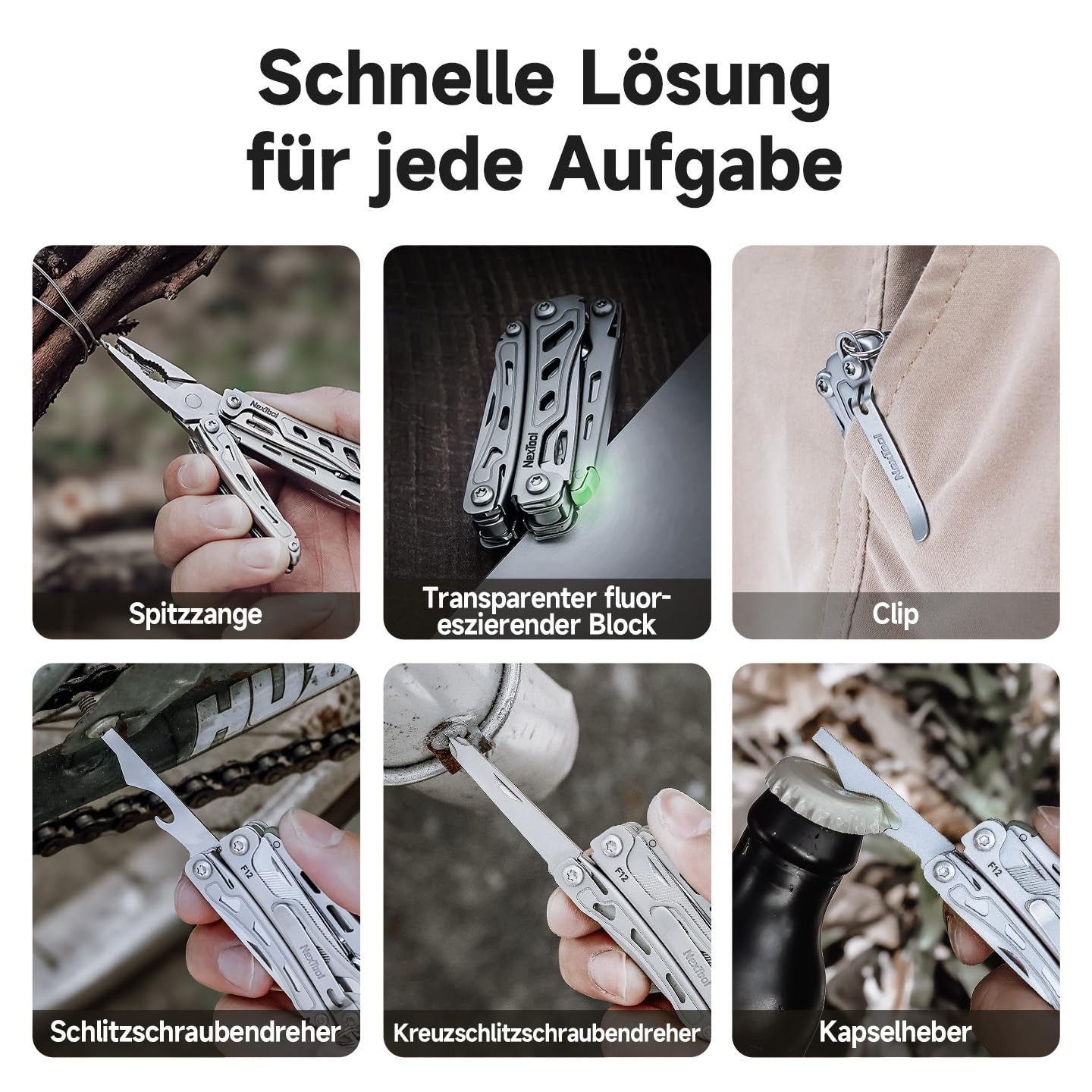Multitool, F12 Mini Flagship 13 IN 1 Multitool Tool for Keychain …