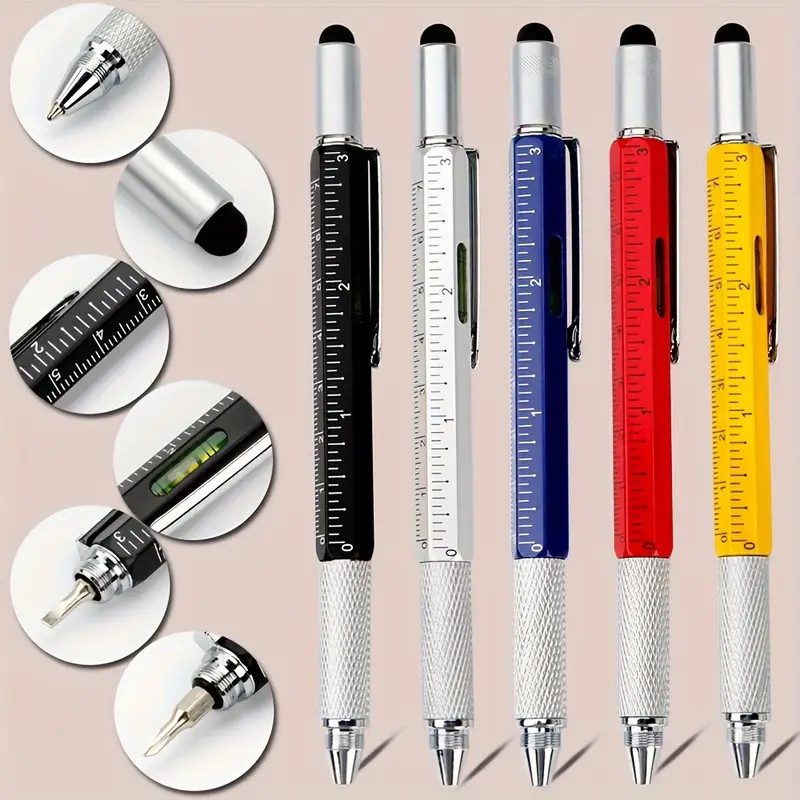 7-in-1 Multifunctional Tool Pen – New – Black