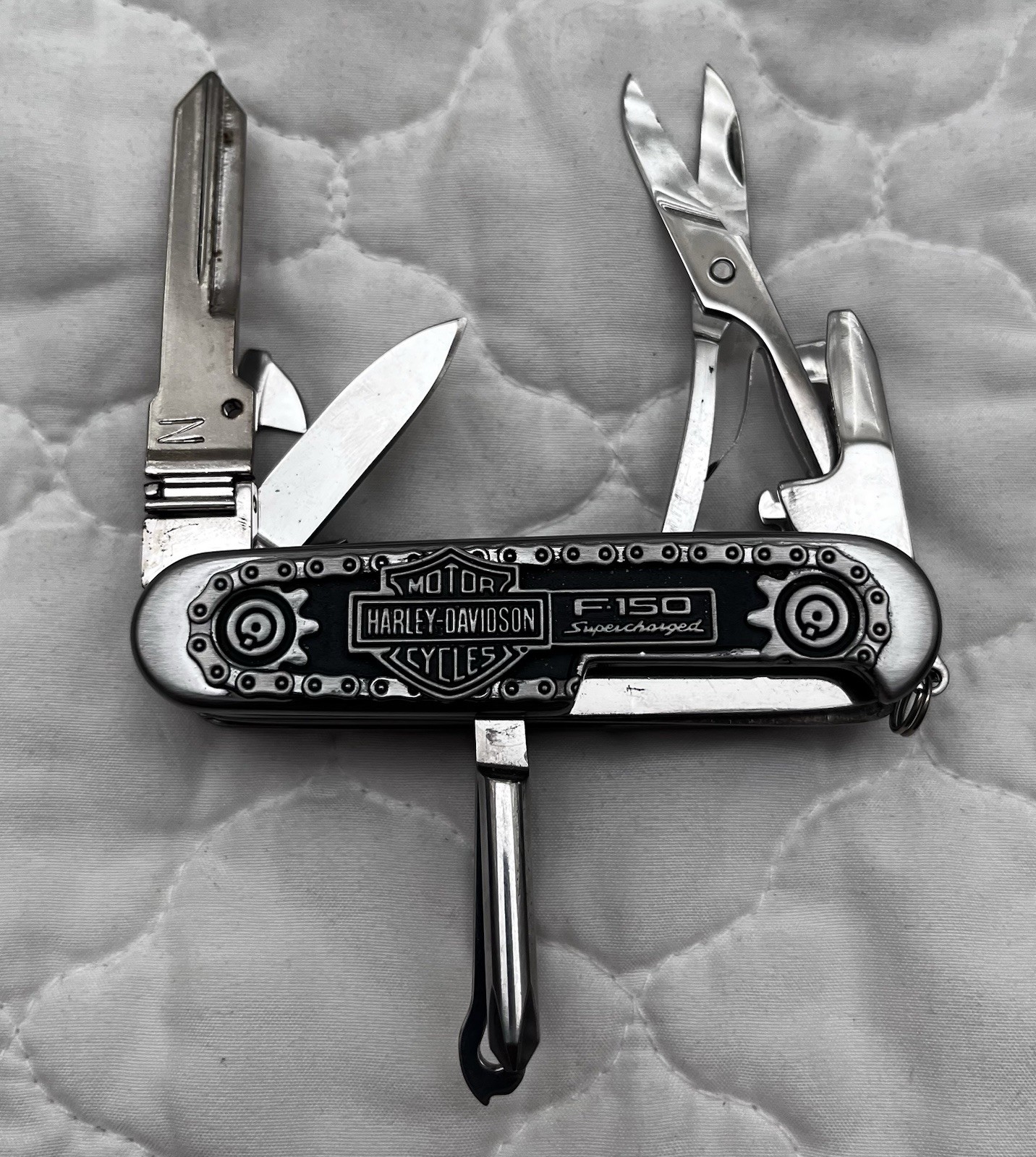Harley-Davidson F-150 Supercharged Multi-Tool Stainless Steel 7 Tools
