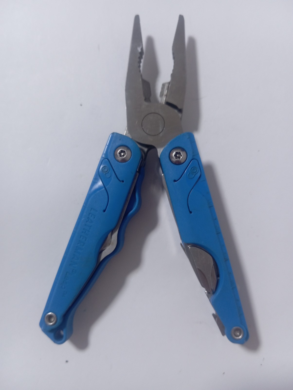 🔥🔥🔥 Leatherman Leap Blue Multi Tool Retired Very Rare