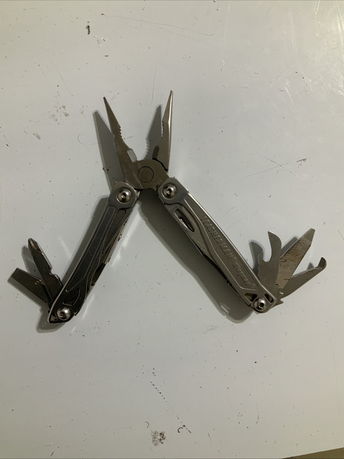 Leatherman Wingman stainless Steel Multi tool with Pocket Clip