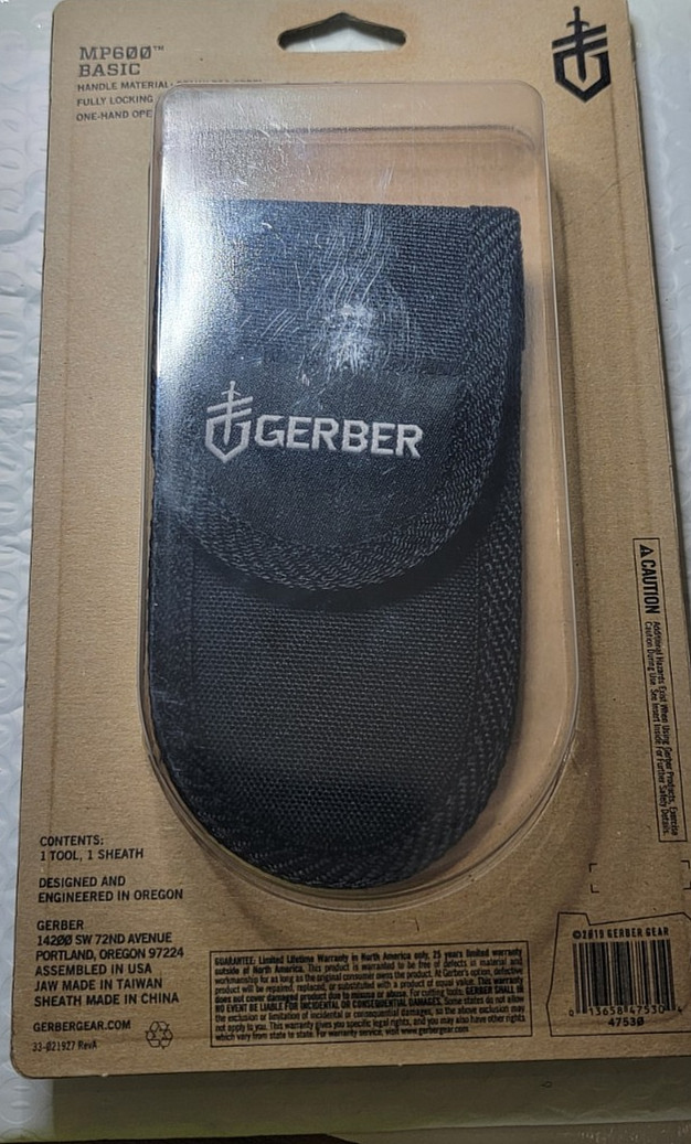 New Gerber USA made MP600 long nose multitool